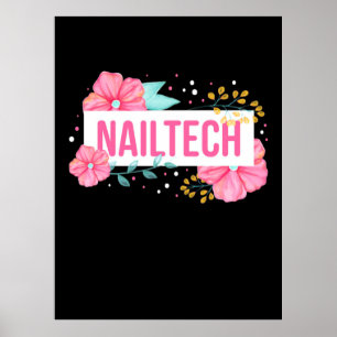 Poster Fleur Nail Tech
