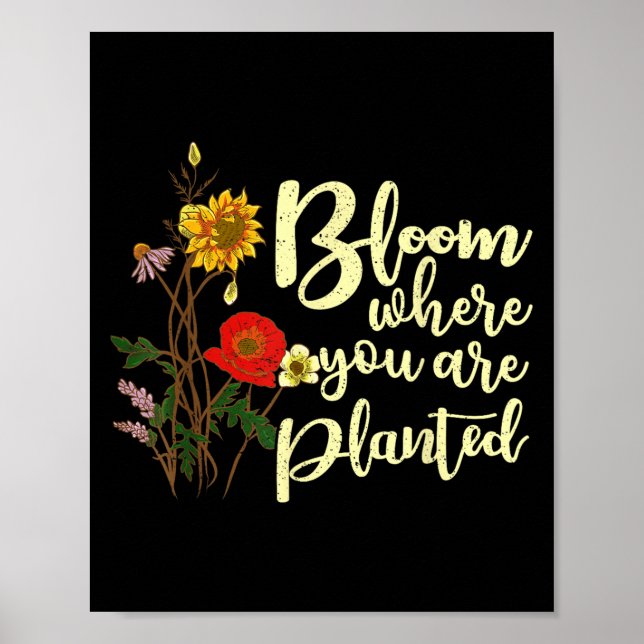 Poster Fleur Où Vous Êtes Plantés (Devant)