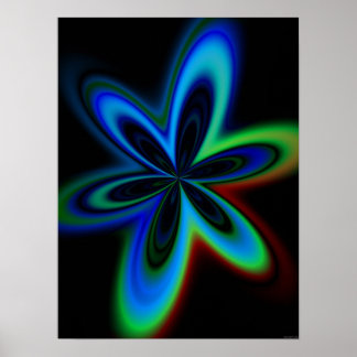 Poster Fleur psychédélique