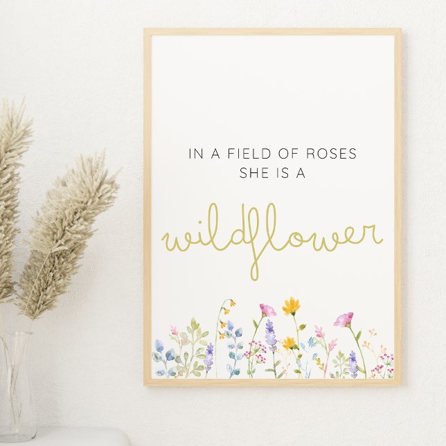 Poster Fleur sauvage (Créateur téléchargé)