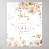 Fleur sauvage Baby in Bloom Boy Baby shower