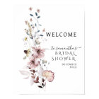 Fleur sauvage boho Fête des mariées moderne Accuei