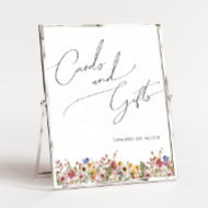 Poster Fleur sauvage coloré Cartes et cadeaux Signe