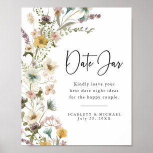 Poster fleur sauvage Date Jar