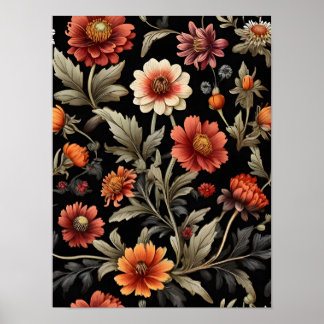 Poster Fleur sauvage de couverture indien