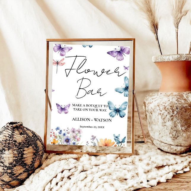 Poster Fleur sauvage Flower bar signe fleur de douche nup (Créateur téléchargé)