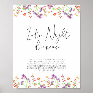 Poster Fleur sauvage \ Late night couches jeu