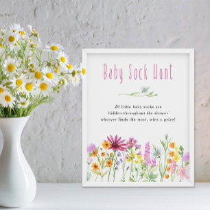 Poster Fleur sauvage Meadow Baby Chasse de choq Baby show
