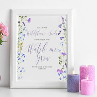 Fleur sauvage Seeds Watch me Grow Baby shower Favo