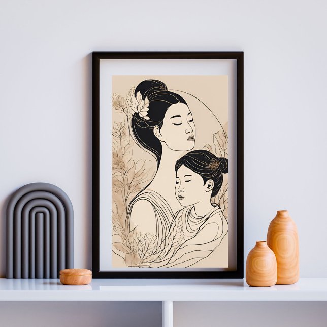 Poster Fleur Silencieuse (Créateur téléchargé)