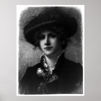 Poster Fleur tropicale - Frederick Dielman - 1891