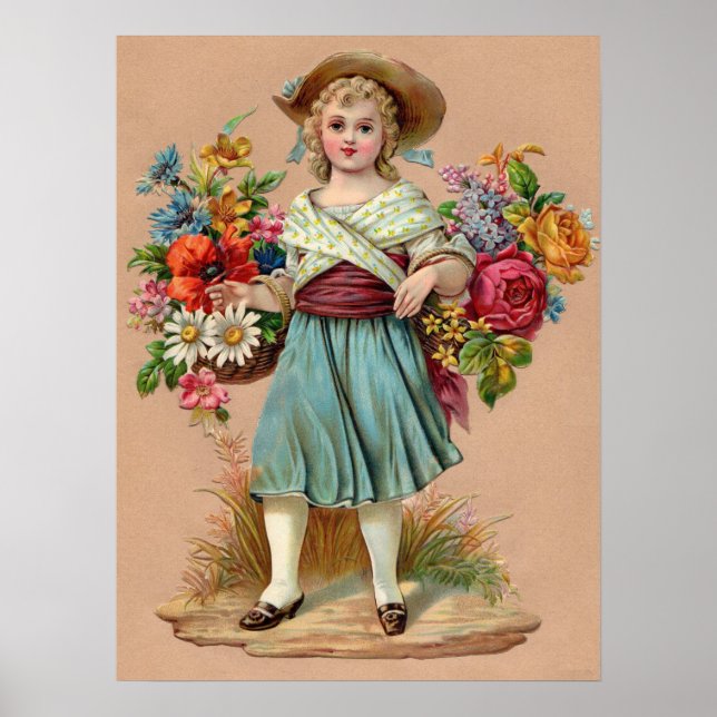 Poster Fleur victorienne (Devant)