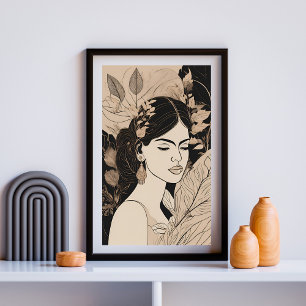 Poster Fleurir entre les ombres