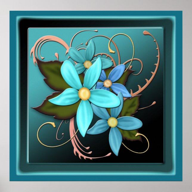 Poster Fleurs (Devant)