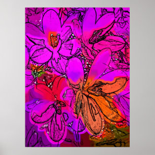 POSTER FLEURS