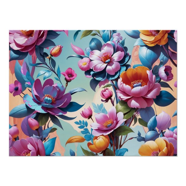 Poster Fleurs (Devant)