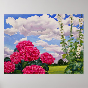 Poster Fleurs au bord d'un pré 2008