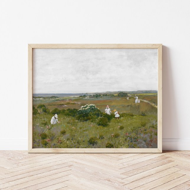 Poster Fleurs balnéaires | William Merritt Chase (Créateur téléchargé)