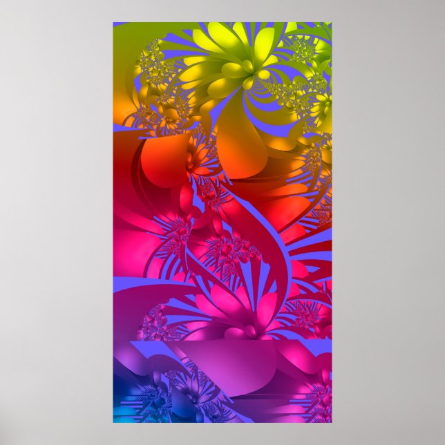 Poster Fleurs Chakra (Devant)