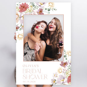 Poster Fleurs Colorées, Fleurs Sauvages, Bohème, Baby Sho