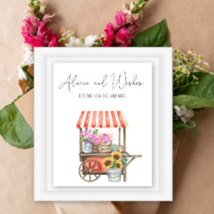 Poster Fleurs - Conseils et Vœux pour les Nouveaux Mariés