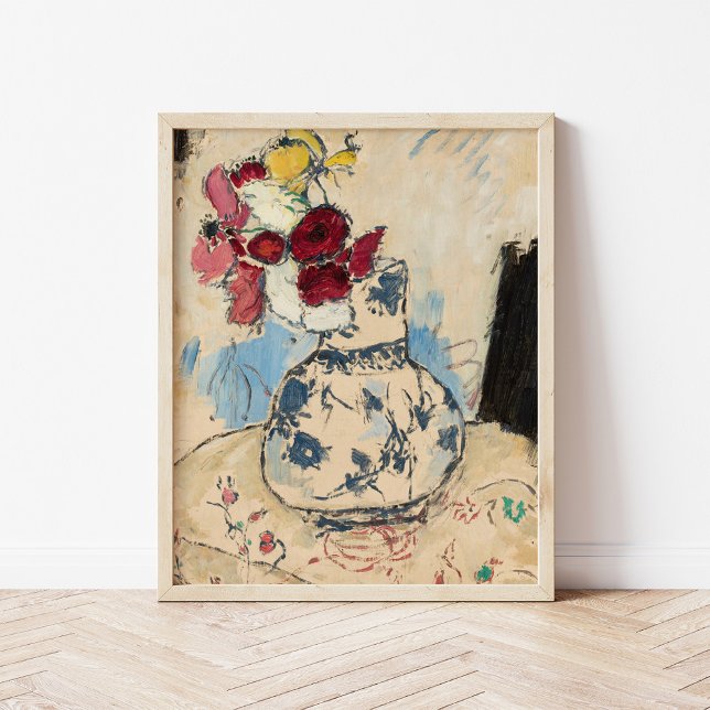 Poster Fleurs dans un vase de fleurs | Tadeusz Makowski (Créateur téléchargé)