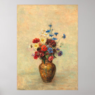 Poster Fleurs dans un vase - Odilon Redon Art