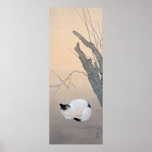 Poster Fleurs de chats et de prunes