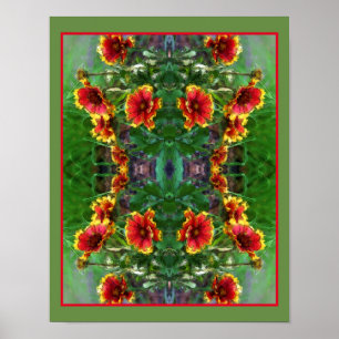 Poster Fleurs de couverture - Fleurs - Faisières Aquarell