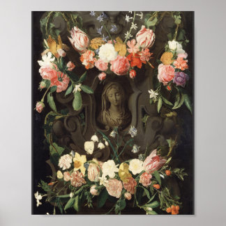 Poster Fleurs de Marie Art sacré