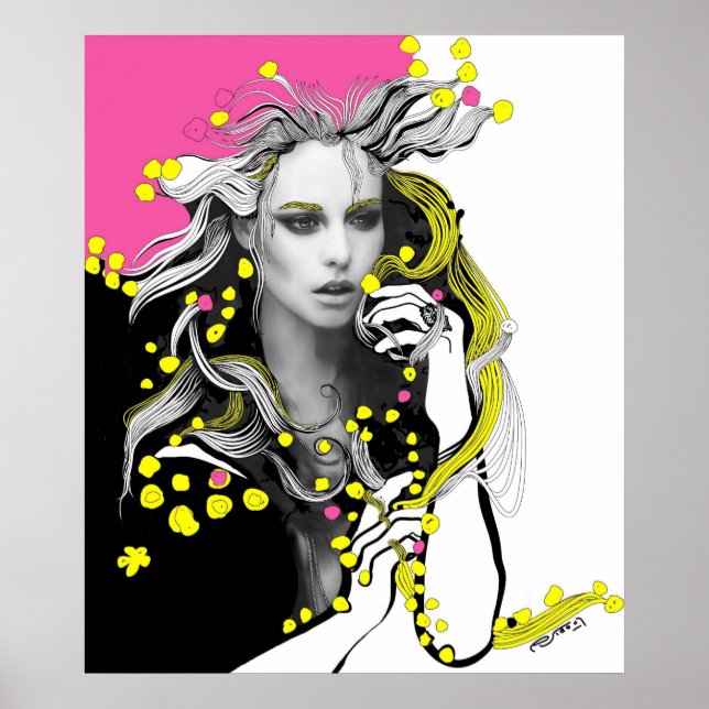 Poster Fleurs de mon esprit (Devant)