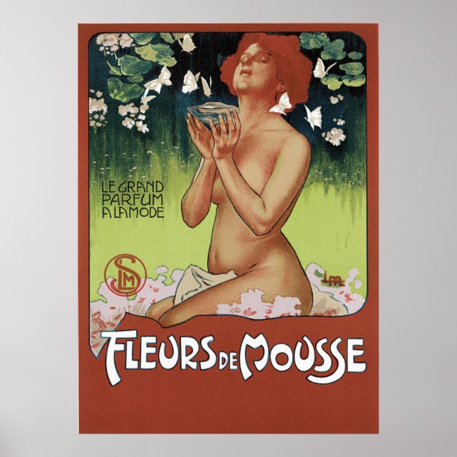 Poster Fleurs de Mousse (Devant)