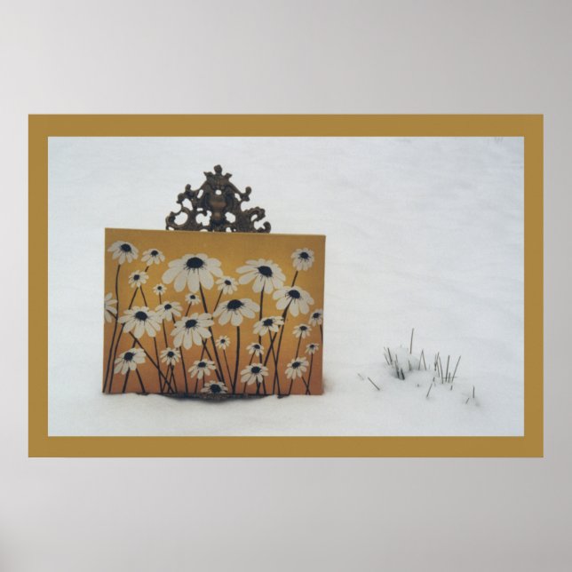 Poster Fleurs de neige (Devant)