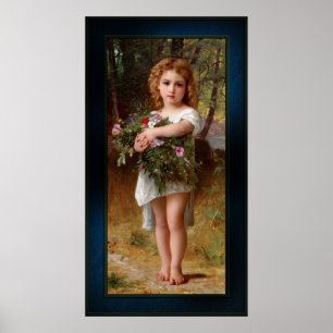 Poster Fleurs De Printemps by William Bouguereau