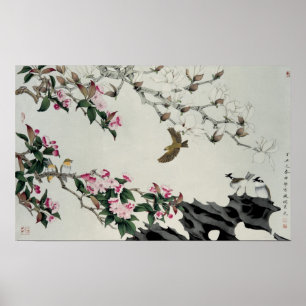 Poster Fleurs de ressort