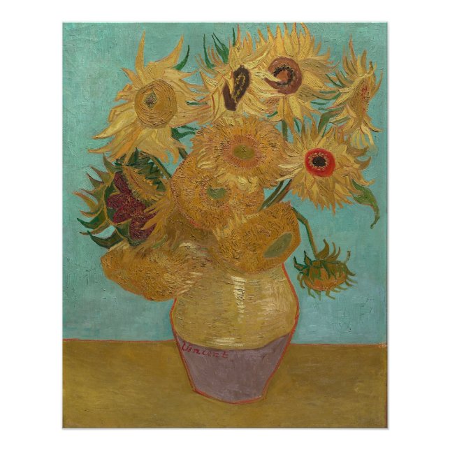 Poster Fleurs de soleil (Devant)