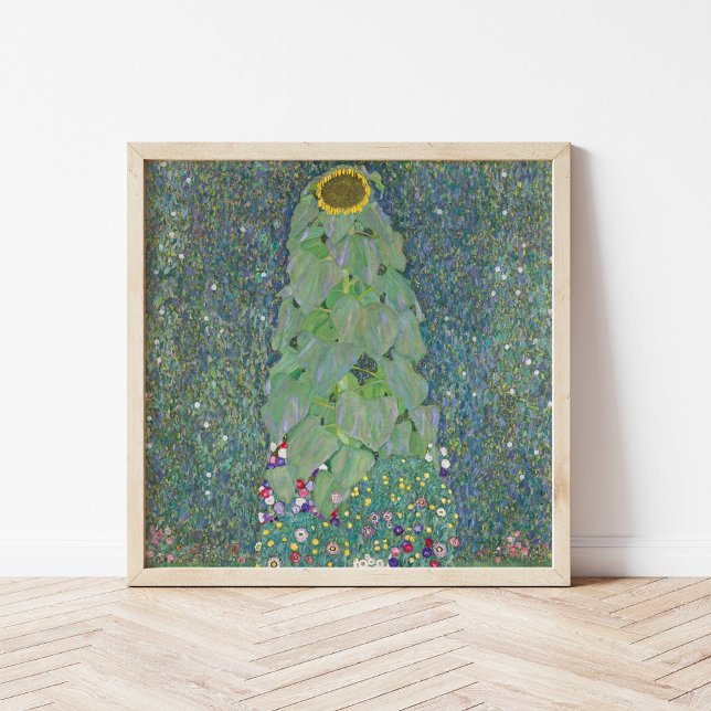 Poster Fleurs de soleil | Gustav Klimt (Créateur téléchargé)