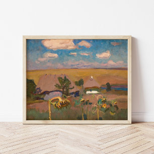 Poster Fleurs de soleil   Jan Stanisławski