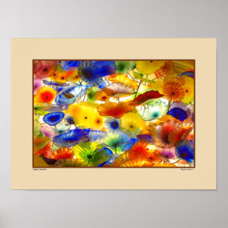 Poster Fleurs de verre - Las Vegas