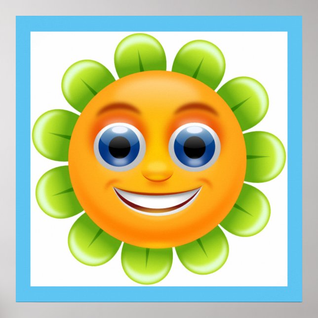 POSTER FLEURS DE VISAGE (Devant)