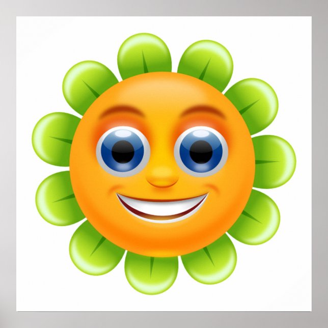 POSTER FLEURS DE VISAGE (Devant)