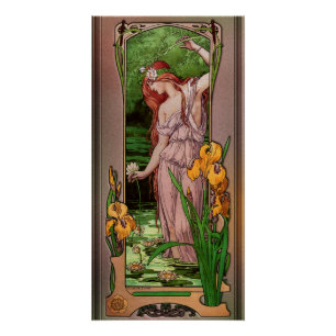 Poster Fleurs d'eau par Élisabeth Sonrel