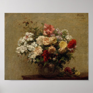 Poster Fleurs d'été par Henri Fantin-Latour