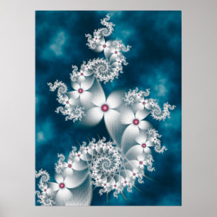 Poster Fleurs d'hiver