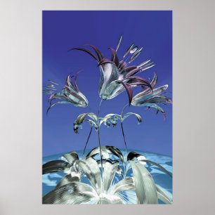 Poster Fleurs d'hiver