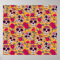 Fleurs du crâne : Arrière - plan de la fête mexica