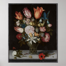 Fleurs en verre, 1606 Ambrosius Bosschaert Oil