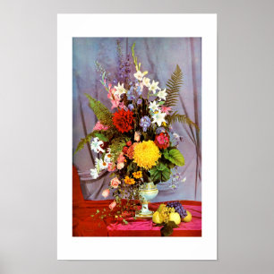 Poster Fleurs et fruits