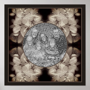 Poster Fleurs Fleurs Abstraites Ajouter Votre Photo