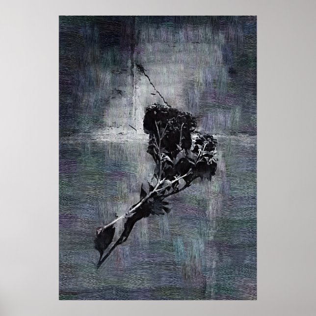 Poster Fleurs gothiques (Devant)